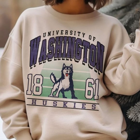 University of Washington Huskies Shirt, Washington Huskies Sweatshirt - Picture 1 of 1